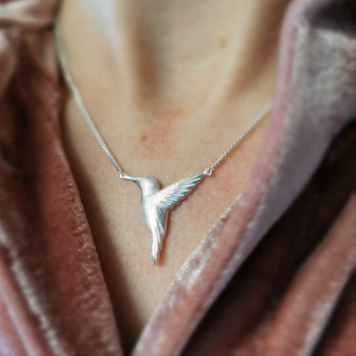 Win a Jana Reinhardt sustainably made Hummingbird Necklace