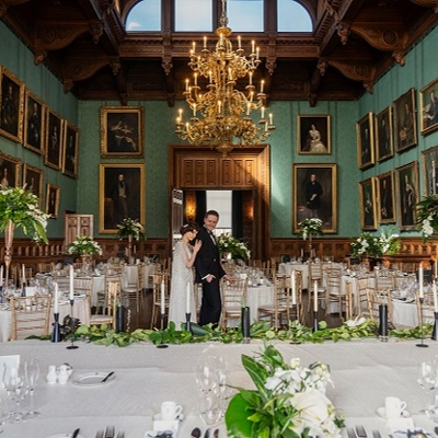 Real Weddings: Deco and Downton