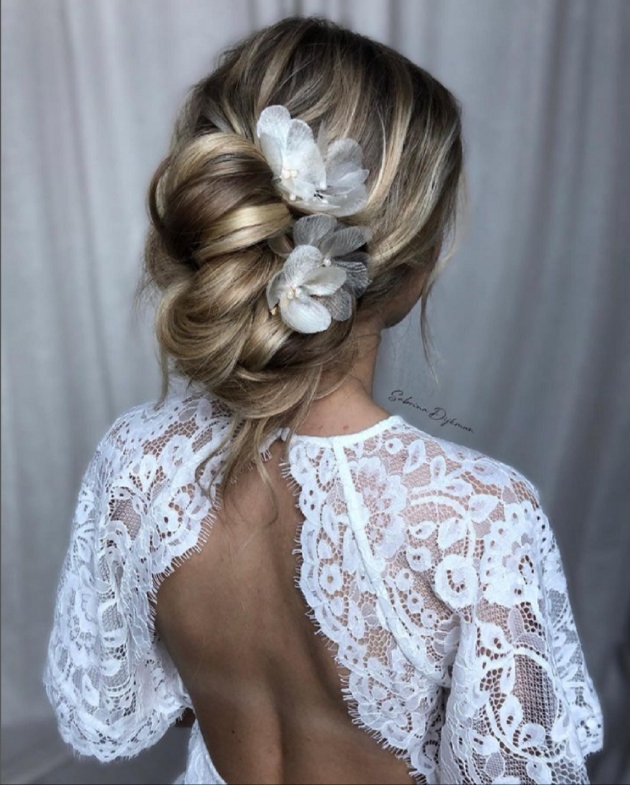 bun braid