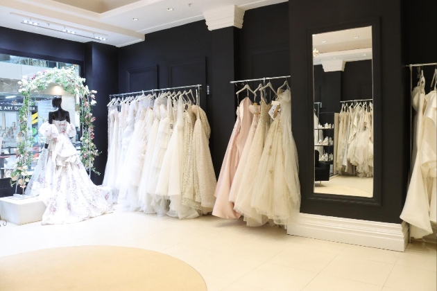 Inside Fairytale Endings Bridal Boutique at the Metquarter