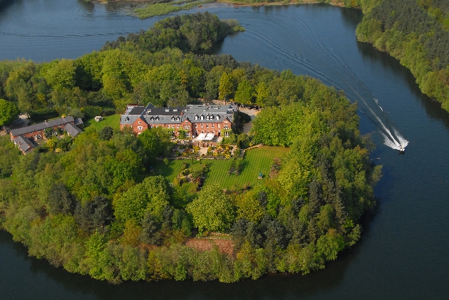 Nunsmere Hall aerial shot 